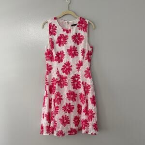 Tommy Hilfiger Women's A-Line Dress Whimsical Summer Floral Elegant Classy Sz 6
